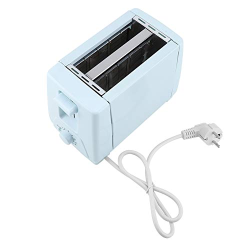 Tostadora de 2 rebanadas, máquina eléctrica para hornear tostadas de pan de 750 vatios para el hogar del desayuno
