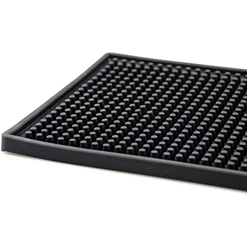 TourKing Servicio de Bar Alfombra Antideslizante Mat Servicio de Bebidas a Prueba de Calor para la Cerveza Broma de café casa Cocina Vino té Coaster 12 * 6 * 0,4 Pulgadas Paquete de 2