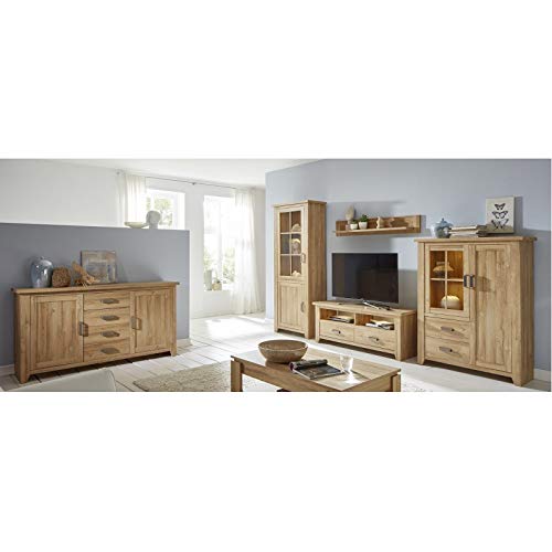 Trendteam Mueble, Alteiche Dekor, 137 x 23 x 140 cm