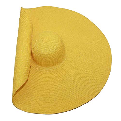 TUOLUO Sombrero De Playa Verano Negro ala Grande Sombrero para El Sol Plegable Papiro Gota De Agua Blanco