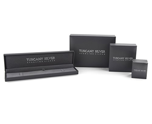 Tuscany Silver 8.44.7524 Cadena con colgante de plata, diamante (0.04), 46 cm, Letra K