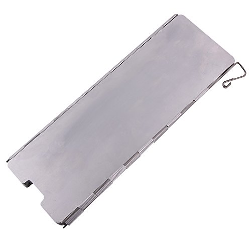 twinkbling plegable paravientos estufa de gas Parabrisas para al aire libre Camping picnic- 8 platos