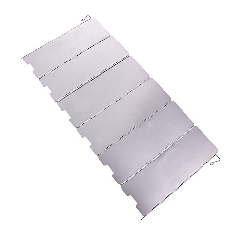 twinkbling plegable paravientos estufa de gas Parabrisas para al aire libre Camping picnic- 8 platos