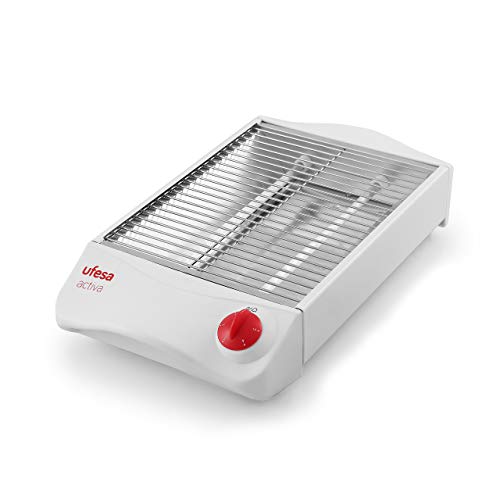 Ufesa TT7913 Activa - Tostador plano, 650W, Selección grado de tostado, Bandeja recogemigas