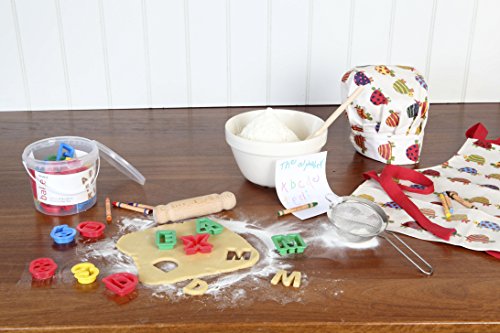 UK Cook Shop - Juego de cortadores de Galletas, diseño de Letras y números