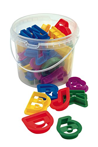 UK Cook Shop - Juego de cortadores de Galletas, diseño de Letras y números