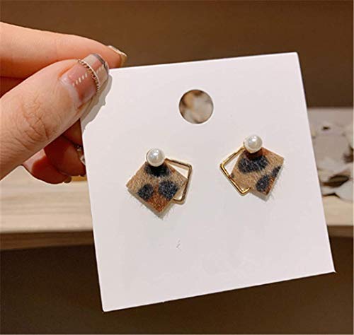 Uñas De Las Mujeres Uñas Temperamento Viento Pendientes Geométrico Leopardo Impresión Pendientes Metalizado Pieza Situ Mujer Simples Pendientes De Ajuste