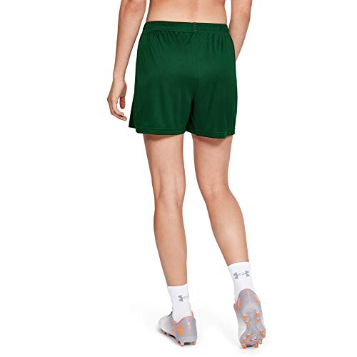 Under Armour Maquina 2.0 - Pantalón Corto para Mujer, Mujer, Pantalones Cortos, 1328135, Verde Bosque (301)/Blanco, S