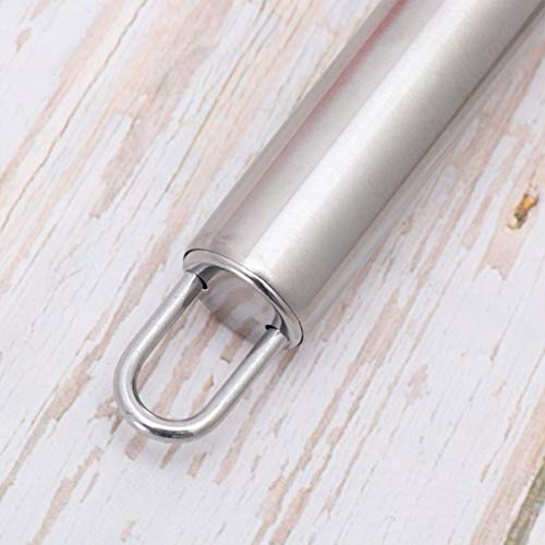 UPKOCH 2 Piezas de Acero Inoxidable Naranja Zester Raspador de Frutas de Mano Pelador de Cítricos Rallador de Limón Herramienta de Cocina con Bucle para Tienda en Casa