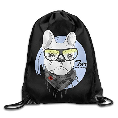 uykjuykj Bolsos De Gimnasio,Mochilas,Drawstring Bag Gym Bag Travel Backpack, Letters Navy Blue, Gym Backpacks for Women Men Adults Black 5 Lightweight Unique 17x14 IN