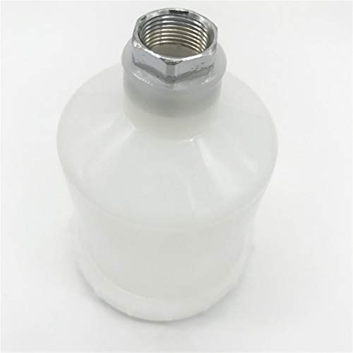 Vaso de pintura en aerosol de plástico Vaso de pulverizador Alimentador de gravedad por aire Olla de pintura Conector de rosca Fastmover para piezas de pistola de pulverización blanco WEIWEITOE