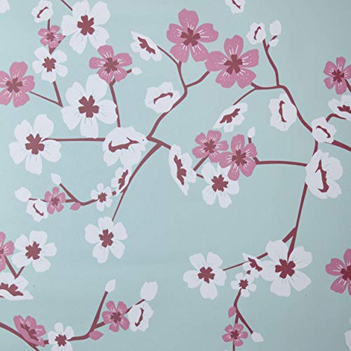 Venilia 54923 - Lámina adhesiva para muebles, papel pintado, PVC, sin ftalatos, flores, 160 µm (grosor: 0,16 mm)