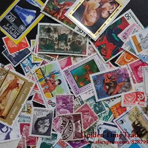 Venta al por Mayor 100 PCS/Lote Sellos Postales Usados ​​con Marca de Correos en Buen Estado Condiciones mundiales para la colección
