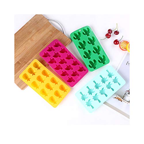 Venta al por mayor de 8 rejillas de silicona de grado alimenticio de la bandeja de hielo de la fruta fabricante de hielo creativo pequeño cubo de hielo molde en forma de flamenco accesorios de cocina