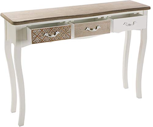 VERSA Ailen - Mesa Entrada con 3 Cajones