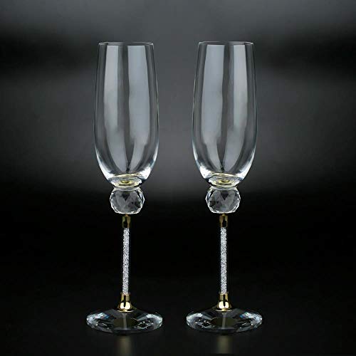 Vidrio Recién Llegado Boda Copas De Champán Bola De Cristal Copa De Vino Decorada Copa De Regalo De Año Nuevo Decoración De Enfriador De Vino Casero