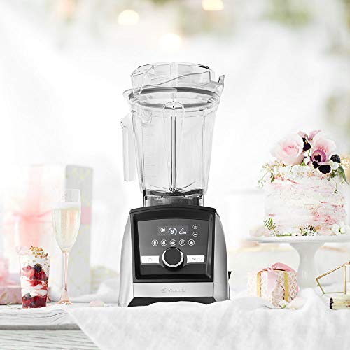 Vitamix Ascent Series A3500i - Licuadora (Giratorio, Tocar, Batidora de vaso, Negro, Acero pulido, Transparente, 1,22 m, Corriente alterna, 1400 W)