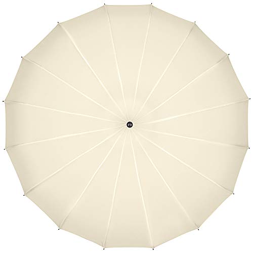 VON LILIENFELD Paraguas Sombrilla Nupcial Boda Ligero Estable Pagoda Fabienne Crema