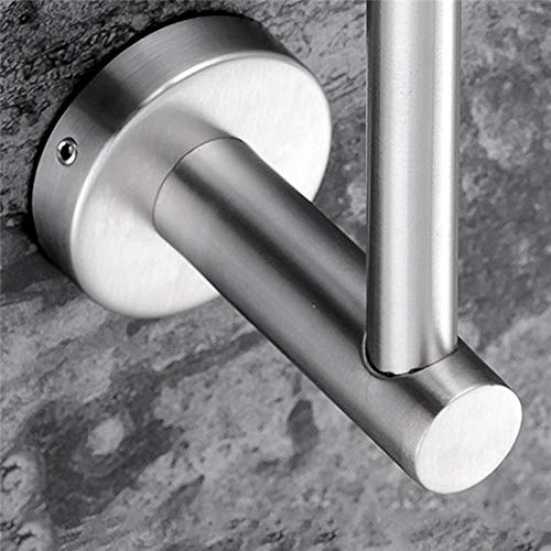 Warooma - Portarrollos de papel higiénico, acero inoxidable, soporte para rollo de papel higiénico de pared, dispensador de papel higiénico, montaje de tornillo para baño