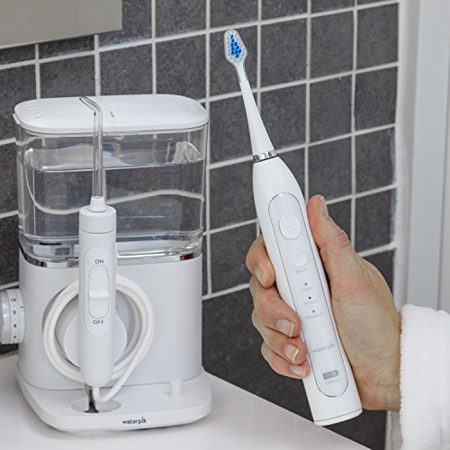 Waterpik Complete Care 9.0 - Cepillo de dientes eléctrico sónico y irrigador bucal