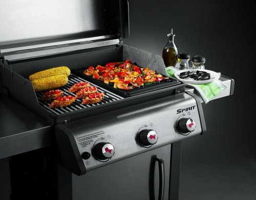Weber 7597 - Plancha De Hierro Colado Para Spirit De 2 Quemadores.