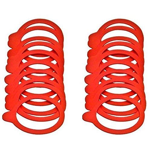 Weck - 20 Cocina Anillos/Alarma Anillos/einmachringe 54 x 67 mm para Mini Alarma vidrios/Redondo de Vidrio 60 mm