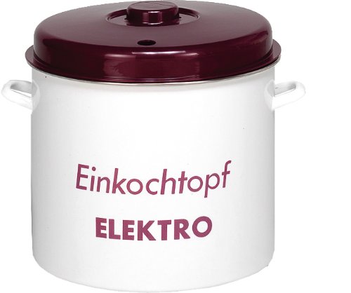 Weck ER35P - Esterilizador para conservas con tapa de plástico, 35 cm, 28 L