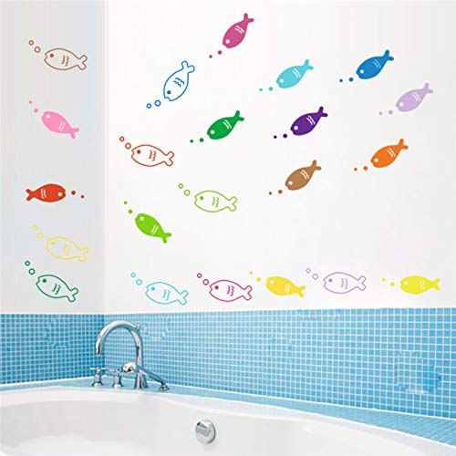 WEIPENG Pegatinas De Pared De Burbujas Dormitorio Baño Vivero Decoración del Hogar Calcomanías De Pared De PVC DIY Arte Mural Carteles Decorativos