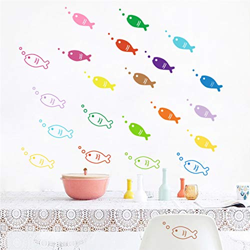 WEIPENG Pegatinas De Pared De Burbujas Dormitorio Baño Vivero Decoración del Hogar Calcomanías De Pared De PVC DIY Arte Mural Carteles Decorativos