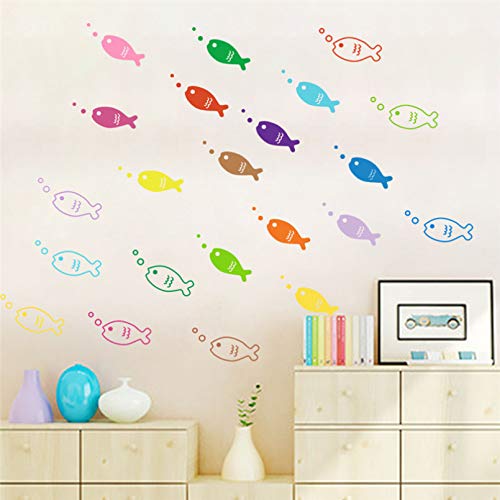 WEIPENG Pegatinas De Pared De Burbujas Dormitorio Baño Vivero Decoración del Hogar Calcomanías De Pared De PVC DIY Arte Mural Carteles Decorativos