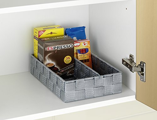 Wenko Adria Organizador para La Cocina M, Polipropileno, Gris, 26x18x6 cm