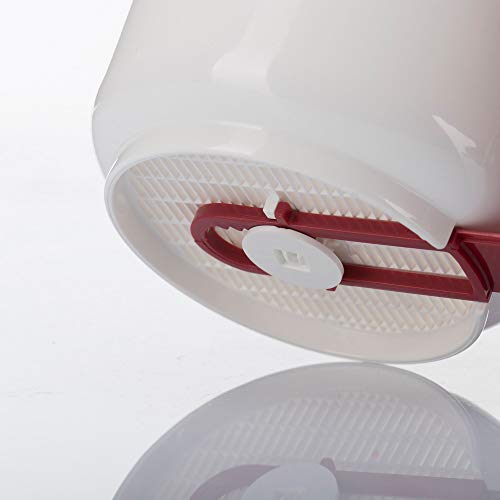 Westmark 32142270 Tamiz para harina y azúcar en Polvo, De plástico, Blanco