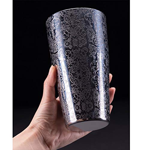 WH-TJQ Coctelera grabada de Acero Inoxidable, Jarra batidora, hervidor de Agua, agitador de Manos, Juego Especial for coctelera