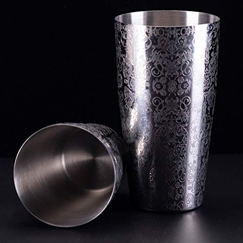 WH-TJQ Coctelera grabada de Acero Inoxidable, Jarra batidora, hervidor de Agua, agitador de Manos, Juego Especial for coctelera