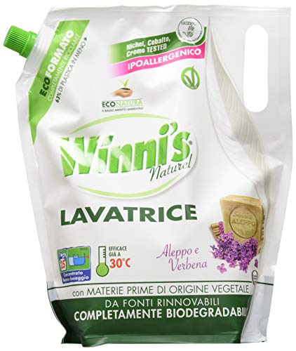 Winni's - Detergente para lavadora hipoalergénico, 1,25 L