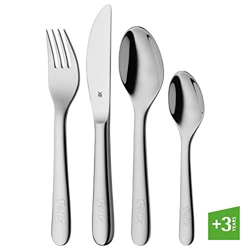 WMF Gourmet Plus Cubertería Infantil, Acero Inoxidable Pulido
