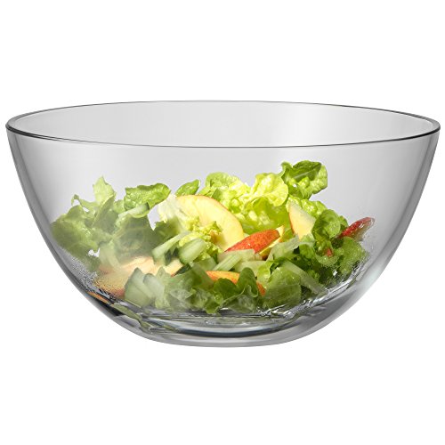 WMF taverno – Juego de 3 Piezas de Ensalada pequeño Cristal – Cubiertos para Ensalada (Acero Inoxidable Cromargan Lavavajillas.