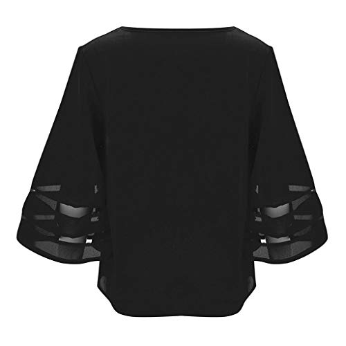 Womens Summer Casual Cuello En V Carta sin Mangas Casual T Shirt Top Blusa Camisas Mujer Camiseta Estampada de Manga Larga con para Mujer Tallas Grandes Camisetas y Tops Camisa de Vestir Blusas