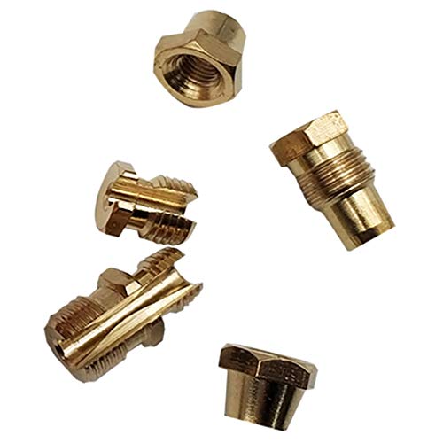WOVELOT 900Mm Kit De Termopar Universal para Estufa De Gas M6X0.75 con Tuercas Derramadas (Cinco) Termopar De Repuesto