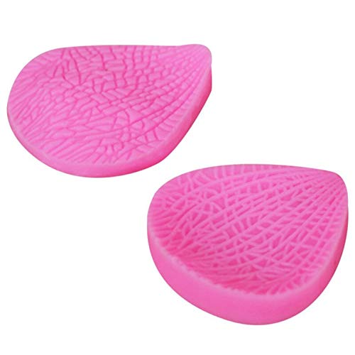 WQSD Molde de Silicona para pétalos de orquídeas, Molde para Hojas de Flores,    Pasta de Goma, decoración de Pasteles, Fondant, Herramienta para Hornear Pasteles
