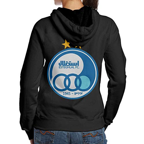 XCNGG RebeccaMBrown Esteghlal Tehran Football Women & rsquo; s Girls Cool Otoño Invierno Sudaderas con Capucha