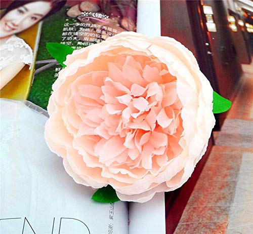 xiaokeai Estilo Chino, idílico, pequeña Cabeza de Flor de peonía-Cabeza de Flor de peonía pequeña China - harina de Carne Flor Artificial,Flor Artificial para Decoracion