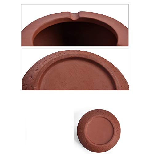 XZPENG Bandeja Inicio Cenicero de cerámica del Ornamento Ash con Patas de Escritorio for Office Bar al Aire Libre de Interior 12X5.5cm Sala de Estar, Mesa de café, Oficina.