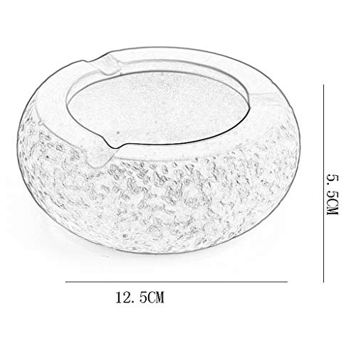 XZPENG Bandeja Inicio Cenicero de cerámica del Ornamento Ash con Patas de Escritorio for Office Bar al Aire Libre de Interior 12X5.5cm Sala de Estar, Mesa de café, Oficina.