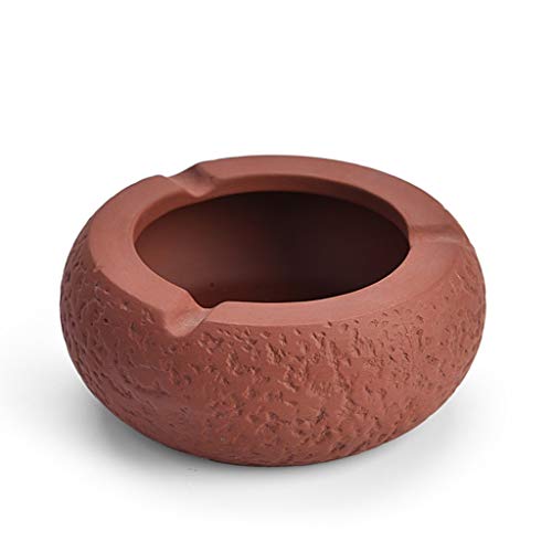 XZPENG Bandeja Inicio Cenicero de cerámica del Ornamento Ash con Patas de Escritorio for Office Bar al Aire Libre de Interior 12X5.5cm Sala de Estar, Mesa de café, Oficina.