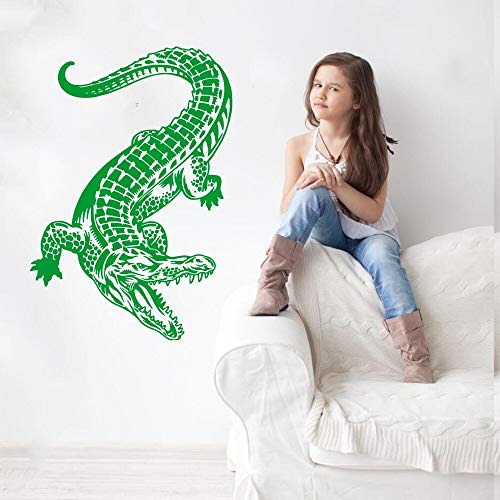 yaonuli Cocodrilo Etiqueta de la Pared decoración Pegatina Vinilo removible Etiqueta de la Pared de Fondo para el hogar decoración de la Pared wallpaper42X45cm