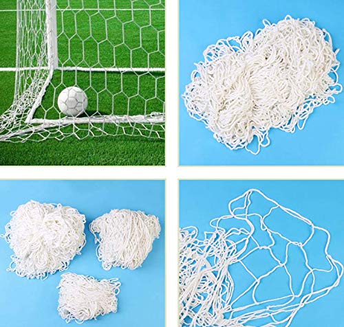 YHG Red de fútbol, ​​Red de fútbol Portería de fútbol Plegable para jardín con Red para Todo Clima para niños Adultos Jugando Entrenamiento(2.4X1.8M)