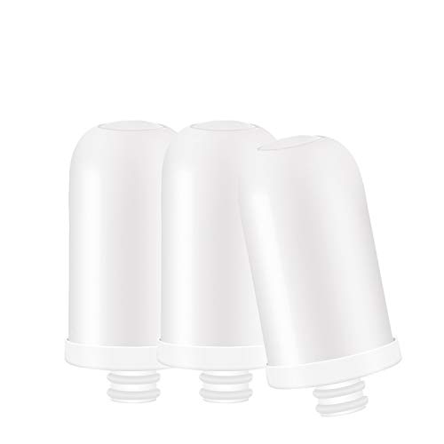 YJHome Elemento Filtrante de Cerámica Reutilizable 5 Capas para el Purificador del Agua del Grifo, Filtro Cerámico Filtro Purificador de Agua de Grifo, Grifo De Cocina Caliente Y Fría
