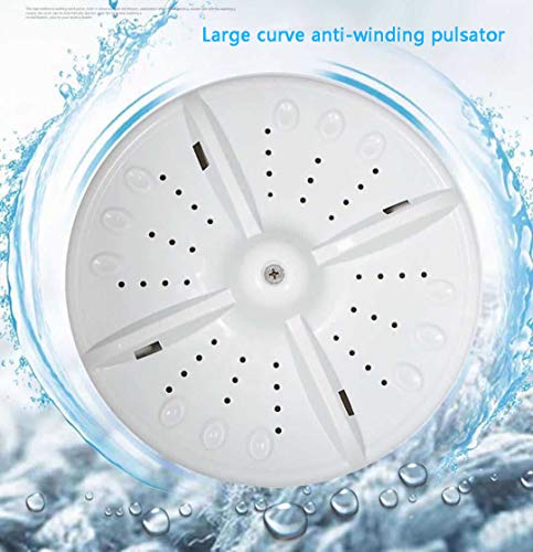 YMQUU Mini Lavadora y Secadora giratoria 2 en 1 con Capacidad para hasta 4,5 kg, Lavadora Superior portátil, Lavadora de Ropa Interior para niños y Adultos