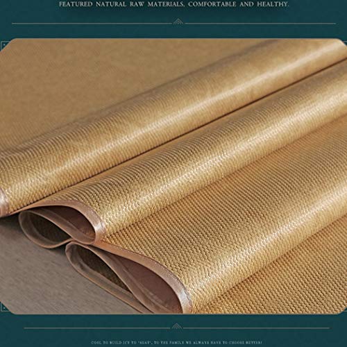 YONGYONG Ice-mat Estera De Verano Venta Al por Mayor Estera De Seda De Hielo De Tres Piezas Plegable Estera De Lavado Dormitorio Solo Asiento (Color : Purple, Size : 0.9m Bed 1 Pillowcase)